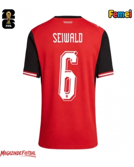Austria Nicolas Seiwald #6 Echipament de Fotbal Replică Mondial 2026 Femei Acasa